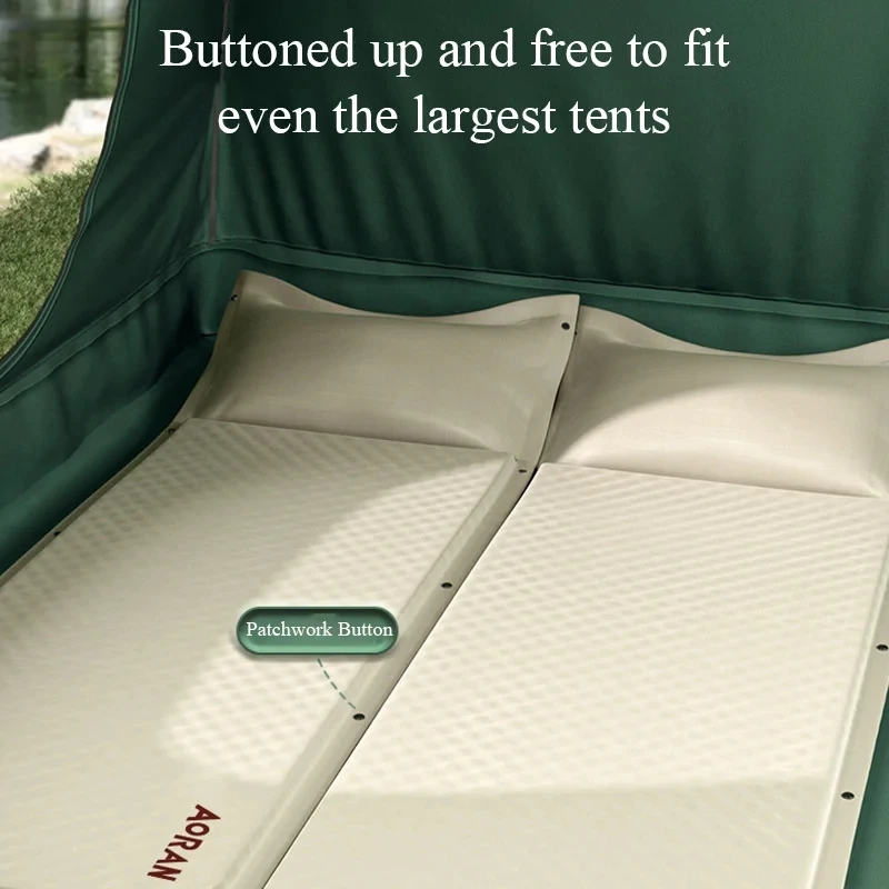 

Camping Equipment Sleeping Air Mattress Inflator Pump with Pillow Outdoor Mat Bed Cushion for Travel Hiking 자충매트