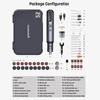 Greenworks 8V Mini Grinder 52pcs 80W Electric Grinding Engraving Cordless Variable Speed Lithium Battery Power Tools USB Charger 3