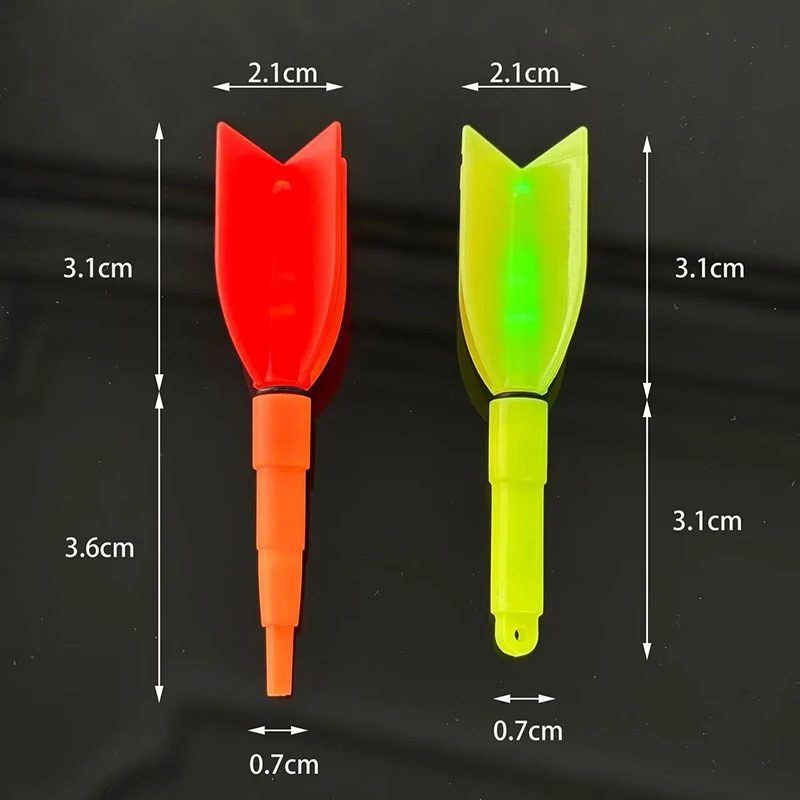 10PCS Luminous Ocean Fishing Light Sticks Electronic Glow Stick Sea Light Stick Electric Rod Tools Tackle NO Battery