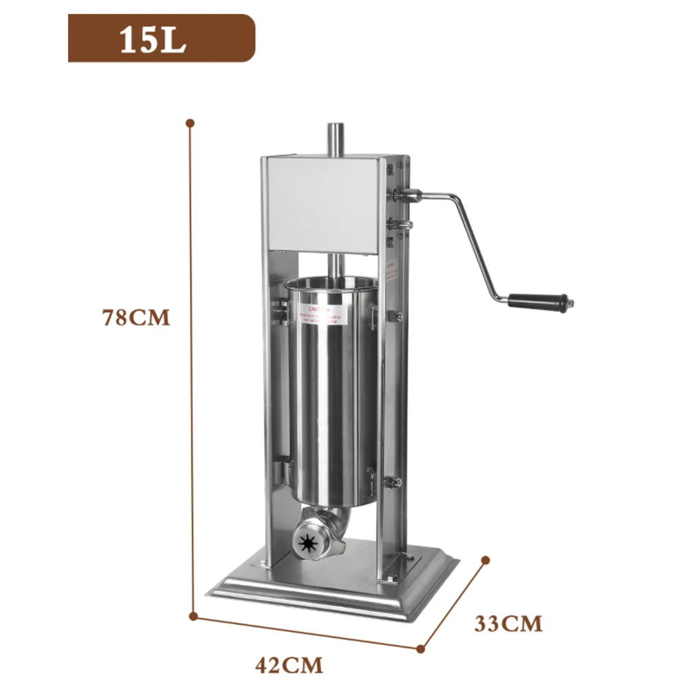 5l/7l/10l/15lの個人用および業務用の4つのステンレス鋼ノズルを備えた