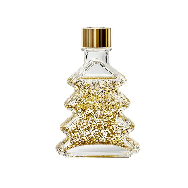 Christmas Tree Aromatherapy Essential Oil Gold Foil Gardenia Jasmine Fragrance Diffuser Home Decoration Christmas Gift Box Set