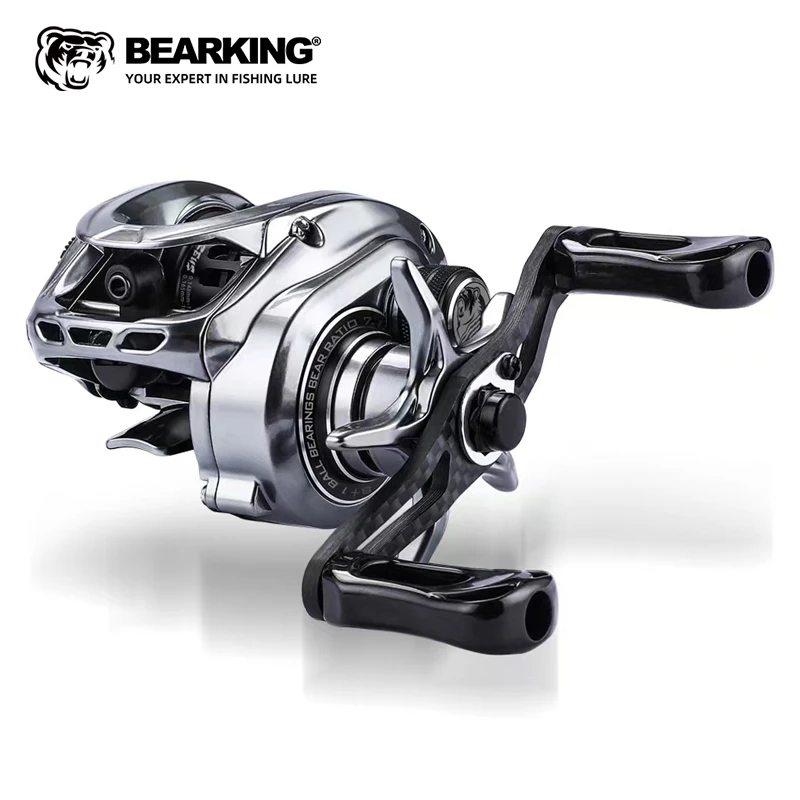BEARKING Zeus Baitcasting Reel 9BB 135g 7.1:1 High Speed Ratio 4Kg Max Drag Carbon Fiber System