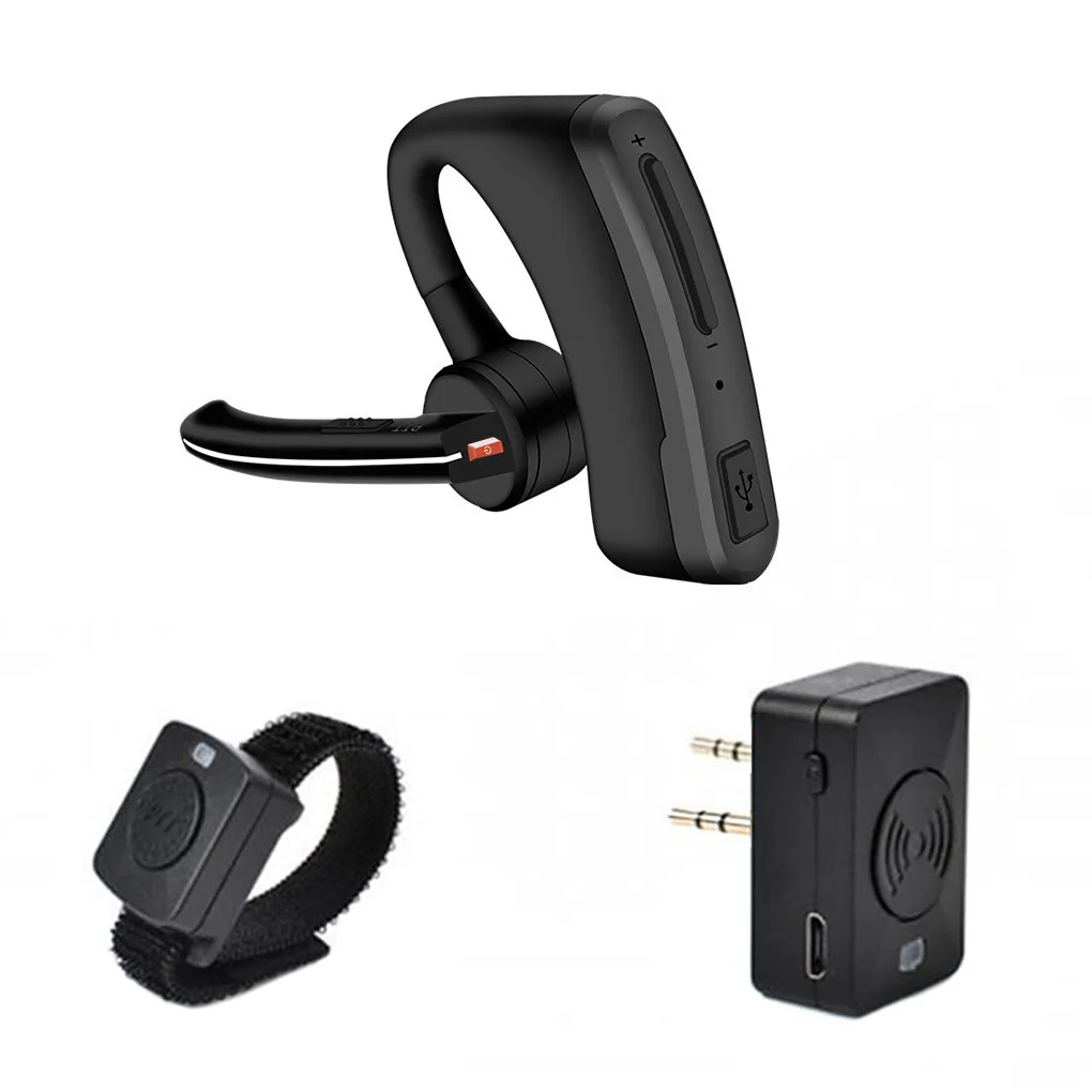 Walkie Talkie Headset PTT Bluetooth Earphone For Two way Radio K Port Wireless Headphone for Baofeng UV 5R 82 8W 888s