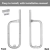 For Weber Q100 Q120 Q1000 Q1200 Baby Q Sliver Barbeque Accessories 304 Stainless Steel 60040 69957 Grill Burner Tube Replacement 3
