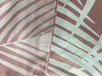 Plus size women's fashion casual vacation short sleeve set with printed top and solid color bottom. - Image 4