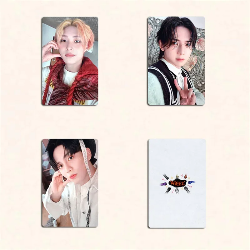 KPOP ATEEZ Album 4th ATINY MEMBERSHIP KIT 8pcs/set Lomo Cards Album Cards Bookmark Postcard Random Card Photo Hongjoong Seonghwa Yunho Yeosang