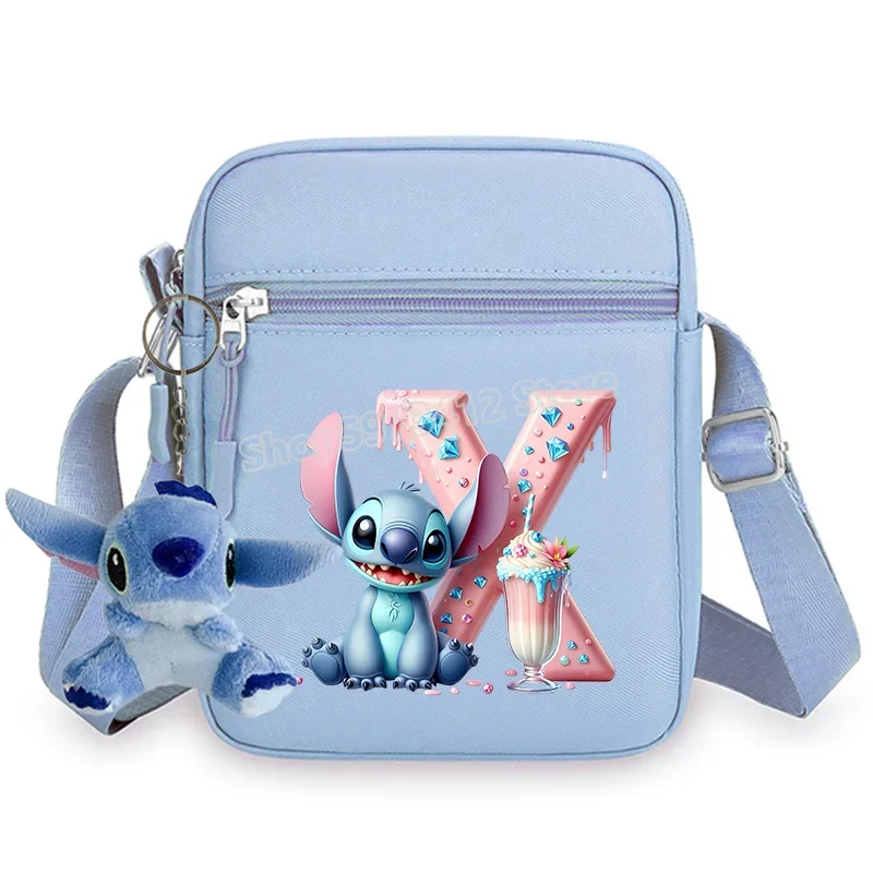 thumbnail image 1 of Lilo&Stitch Disney Women Crossbody Bags Men Nylon Shoulder Bag Kawaii Oxford Messenger Side Sling Bag Husband Lady ChestBags, 1 of 4