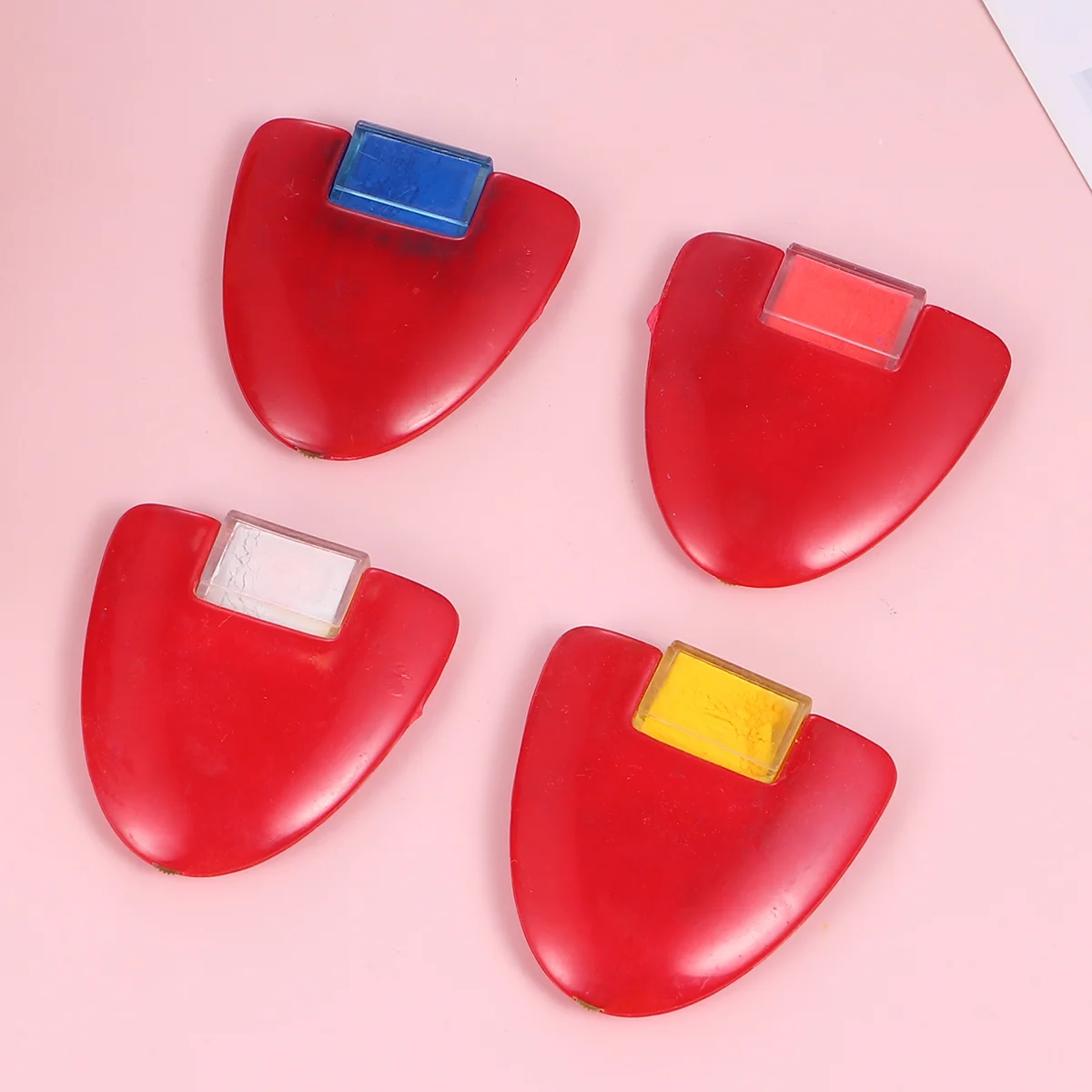 

4pcs Sewing Fabric Chalks Tailor Marking Chalk Heart Shaped Sewing Notion Marker Tools