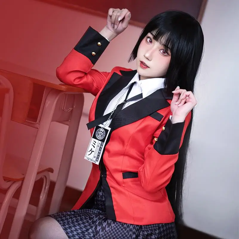 Uniforme Feminino Para Meninas, Anime, Kakegurui, Cosplay, Y