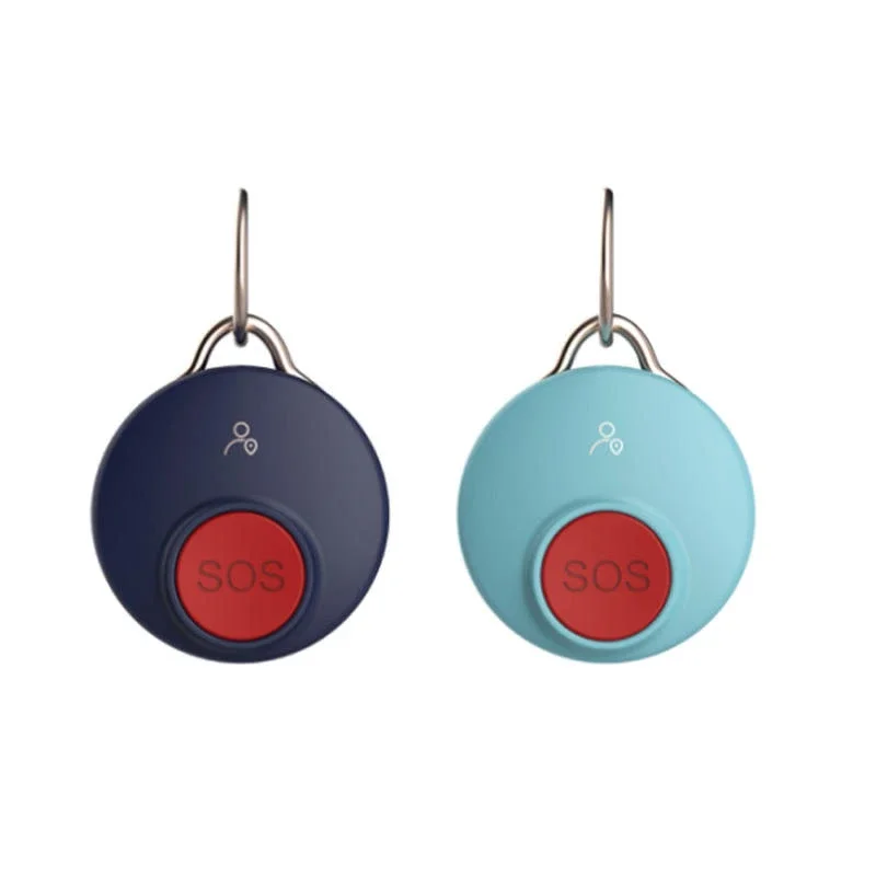 

Portable BLE 5.0 Wireless Bluetooth Smart Alarm Emergency Buttons Call Cel Phone Sos Keychain