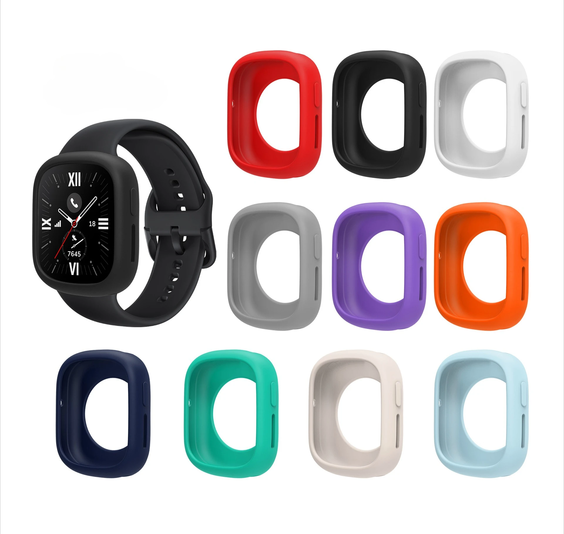 Silicone Protective Watch Case – Durable TPU Skeleton Design