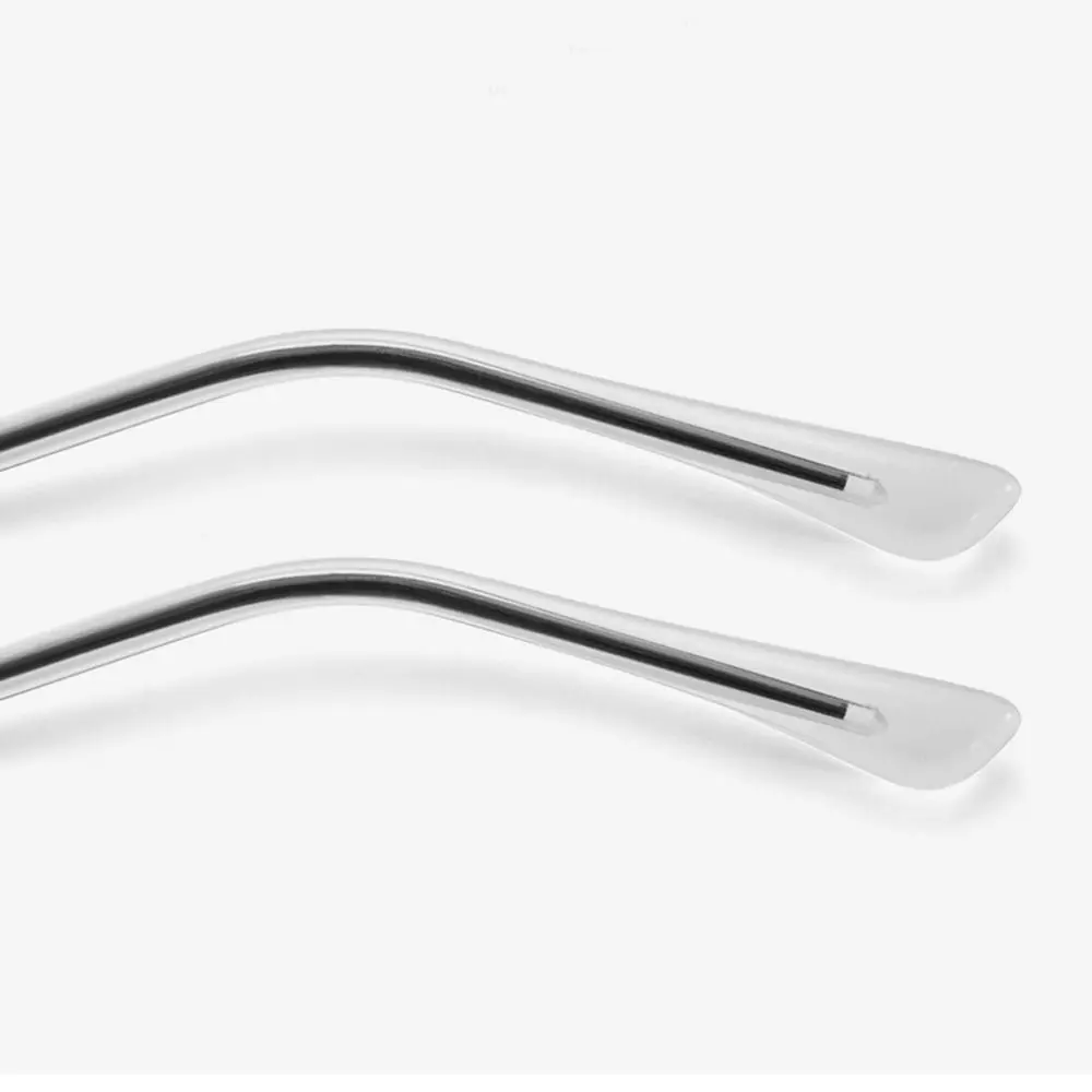 1 paar Universal Transparent Fuß Abdeckung Gläser Arm Reparatur Werkzeug Anti-Slip Brillen Zubehör Metall Brillen Rahmen Brillen – Detail 4