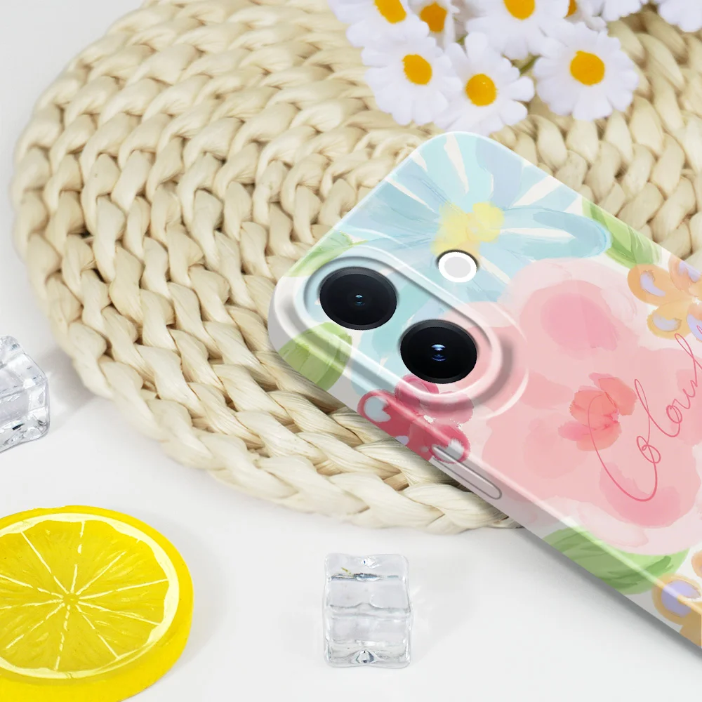 Vibrant Floral Phone Case - Stylish Protective Hard Cover