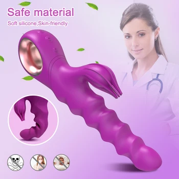 Powerful Heating Dildo Vibrators for Women Thrusting Clitoris Stimulator Vibrator Female Massager Vibrating Sex Toys for Adult 6