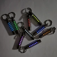 Cage en titane, Signal lumineux de nuit, extérieur EDC lumineux, Tube Fluorescent 3.5x25mm, porte-clés auto-éclairant 4