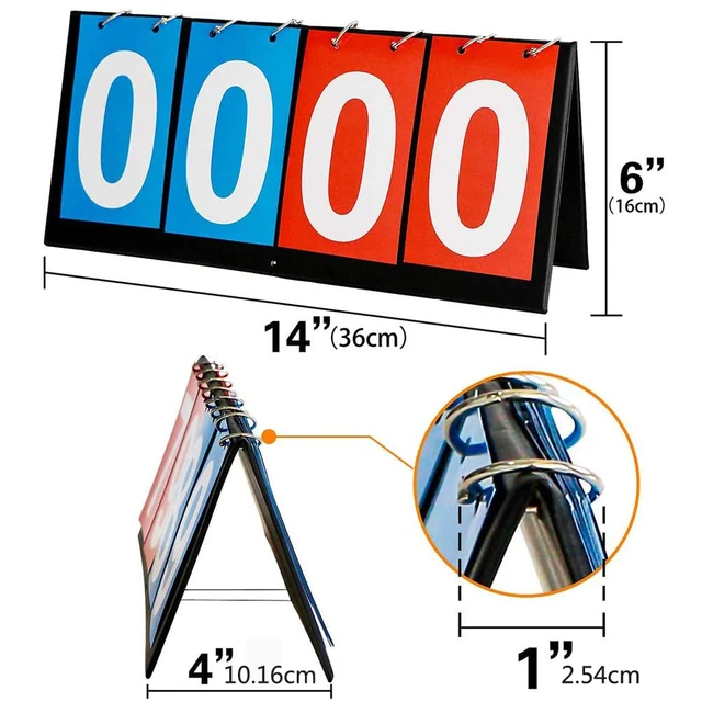 4-Digit Portable Sports Scoreboard 5