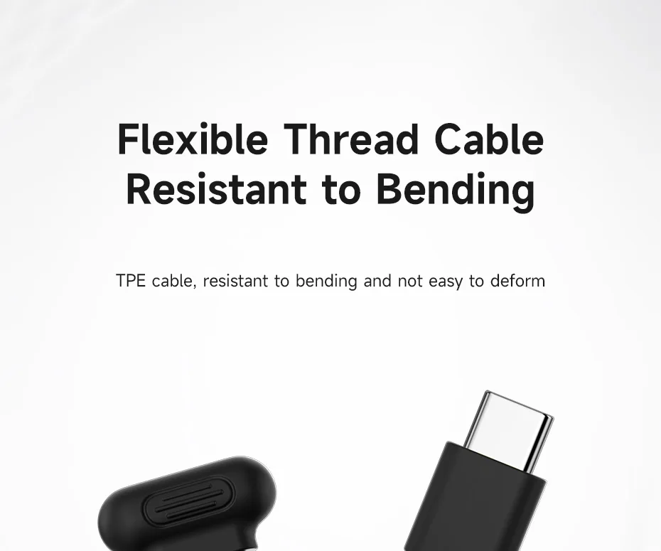 Hagibis USB-C Right-Angle Short Cable 60W