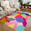 Colorful Dopamine Living Room Carpet Art Premium Feeling Sofa Coffee Table Bedroom Bedside Mats Rug Carpets Doormat Home Decor 3
