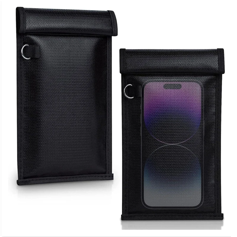 Universal Anti-Theft Signal Blocking Shield: Waterproof & Fireproof Pouch for Keys and Mobile Devices