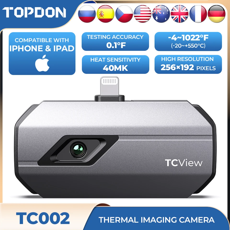 TOPDON TC002 TCView サーモグラフィーカメラ