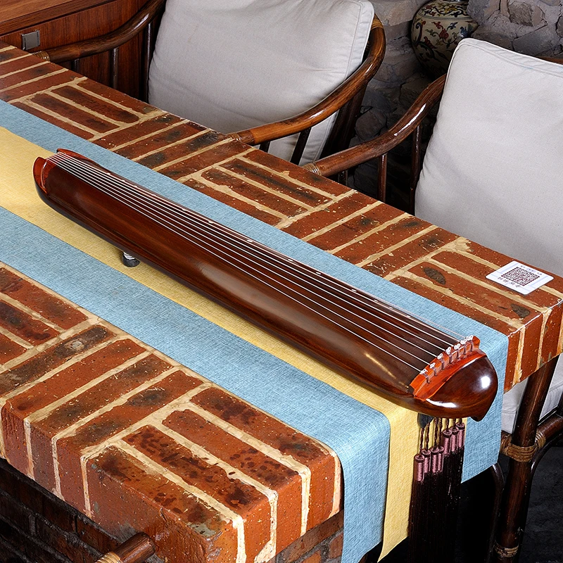 Small guqin beginner old paulownia pure handmade portable mini chaos Fuxi easy to carry