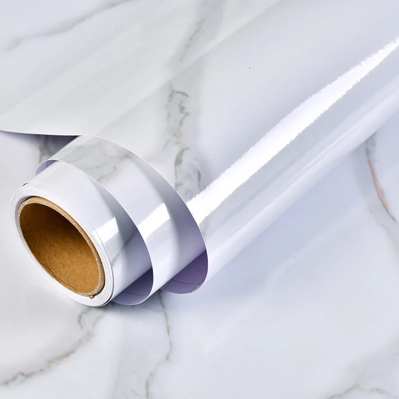 S2d8371c60796447098c35048c7c4d852T Kitchen Wallpaper Contact Paper PVC Self Adhesive Waterproof Oil-proof Marble Wall Stickers Bathroom Countertop Home Improvement
