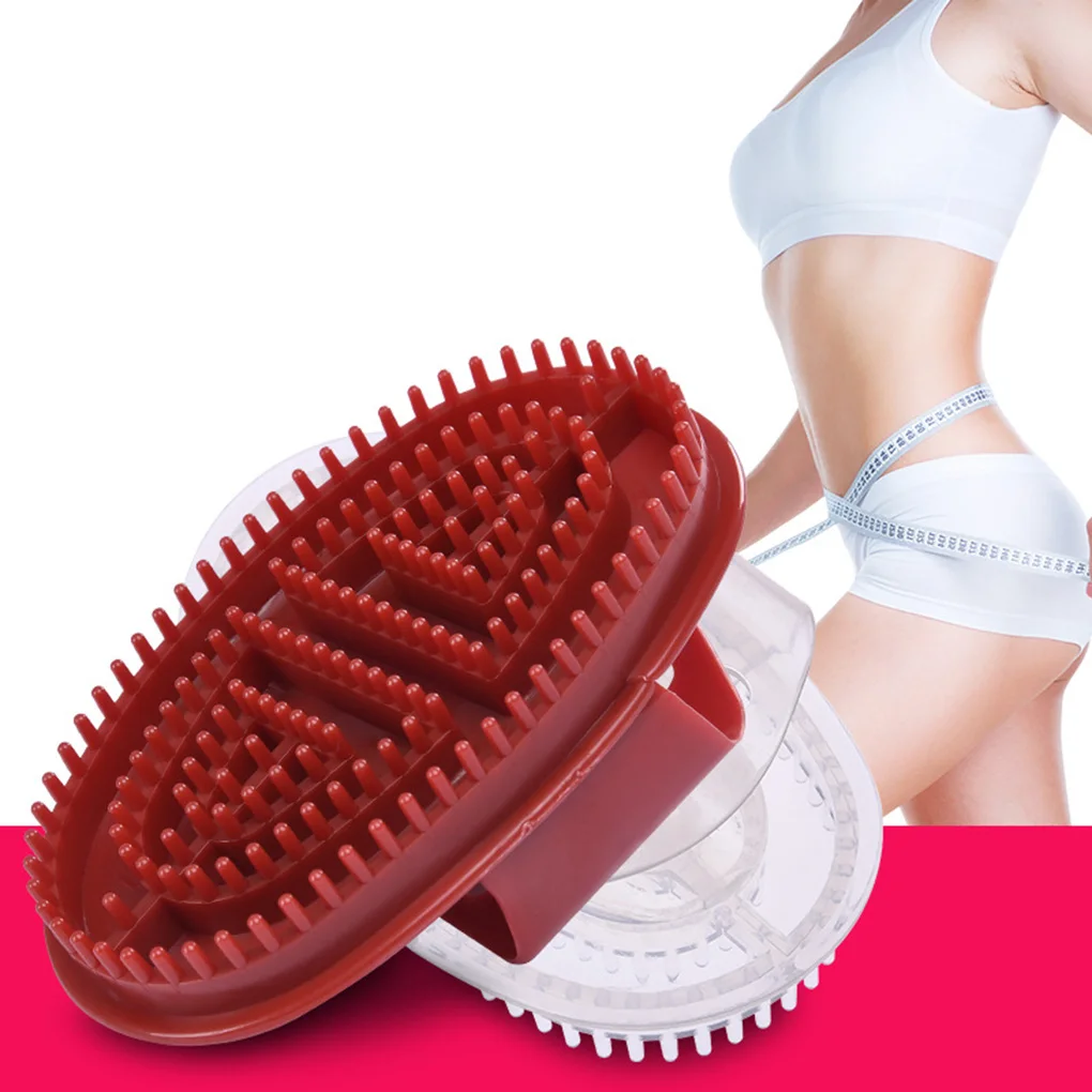 New 1PC Body Massager Brush Anti Cellulite Slimming Relaxing Scrub Massager Gua Sha Back Spa Massage Scraping Body