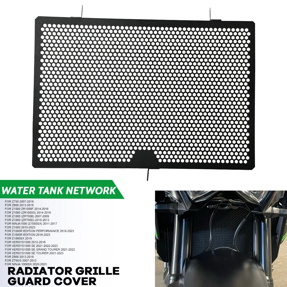 

Radiator Grill Guard Cover Protector For Kawasaki Versys 1000 Z1000SX Ninja 1000 2012-2020 Z1000 2010-2018 Z750 Z750 R S Z800