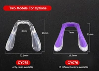 10pcs Colorful Silicone ONE-PIECE Saddle Nose Pad Screw In One Hole Eyeglasses Anti Slip Accesssory CY075 CY076 2
