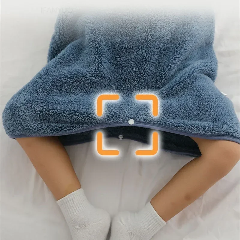 Kids Pajamas Children Warm Sleeveless Coral Fleece Winter Anti Kick Quilt Cute Cartoon Boys Girls Crawling Suit