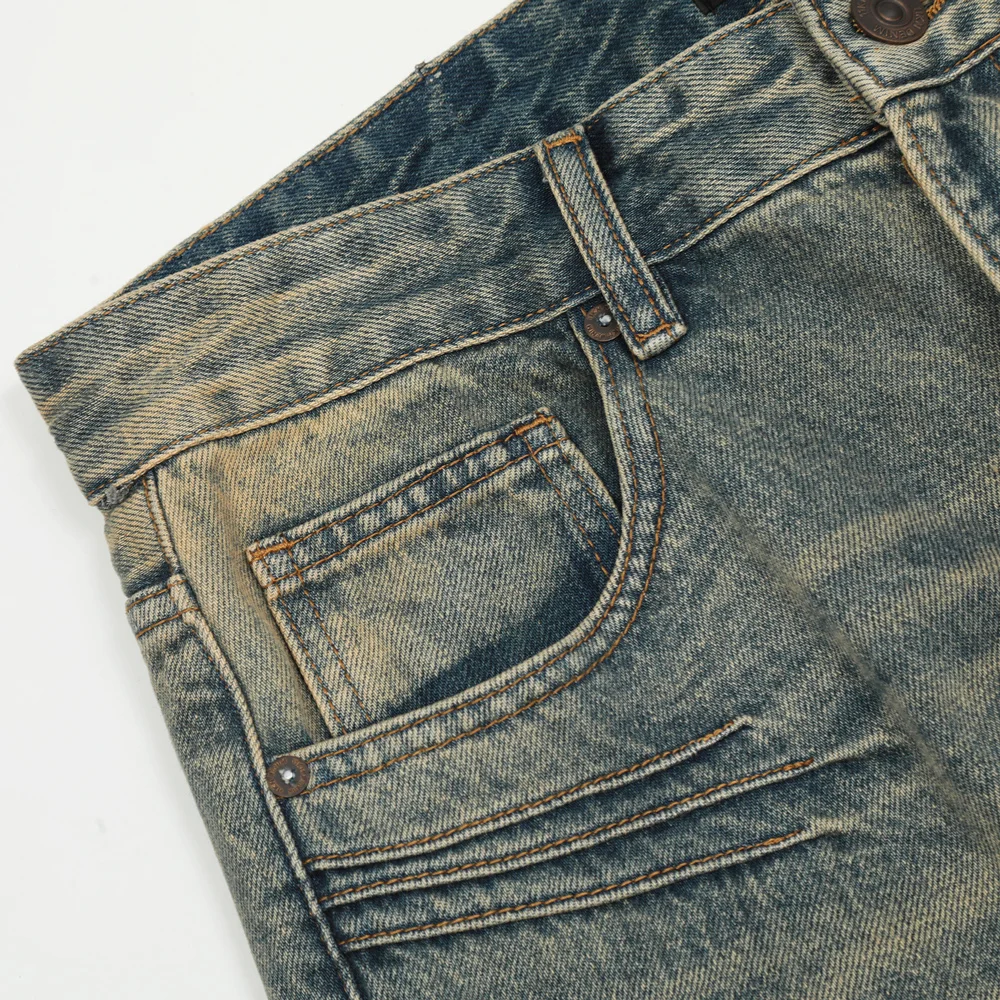 Streetwear Jeans Men Autumn Fit Vintage Trousers High Street Vaqueros Pantalones Hombre Slim Straight-leg Y2k Winter Denim Pants 6