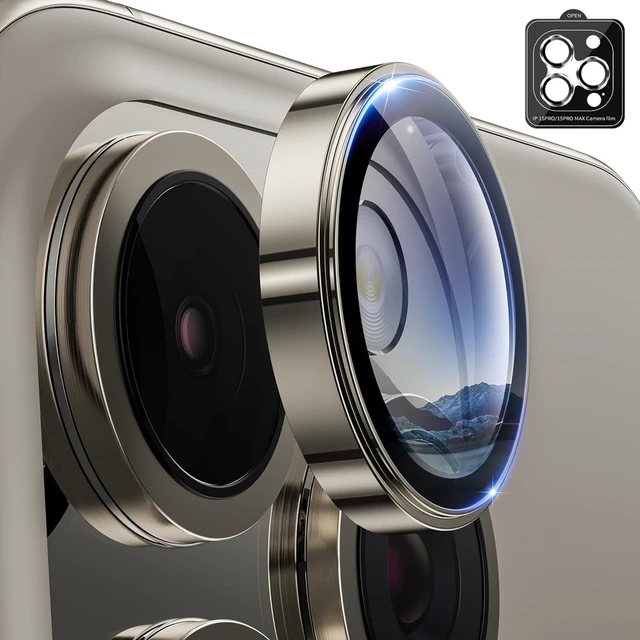 2Pcs Camera Lens Protector for iphone 11 12 13 14 15 pro max protector de camara  iphone 15 pro accessories iphone15 14 pro max - AliExpress
