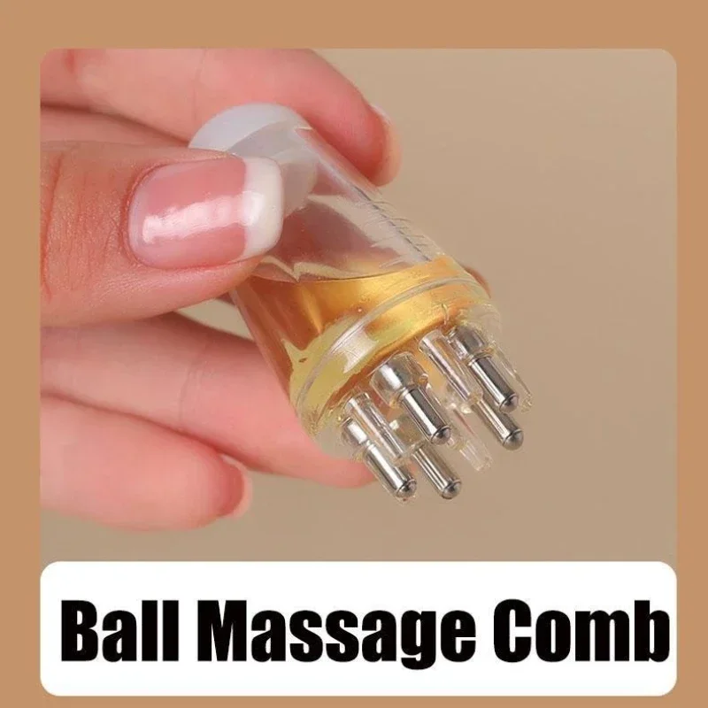 Hair Oil Applicator Bottle Portable Mini Scalp Applicator Liquid Essential Oil Massage Comb