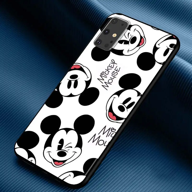 Dark Mickey Mouse For Samsung Galaxy S22 S21 FE Ultra Pro A03S A13 A53 A33 A03 M32 M22 M12 M52 A22 4G M21 Soft Phone Case kawaii phone cases samsung