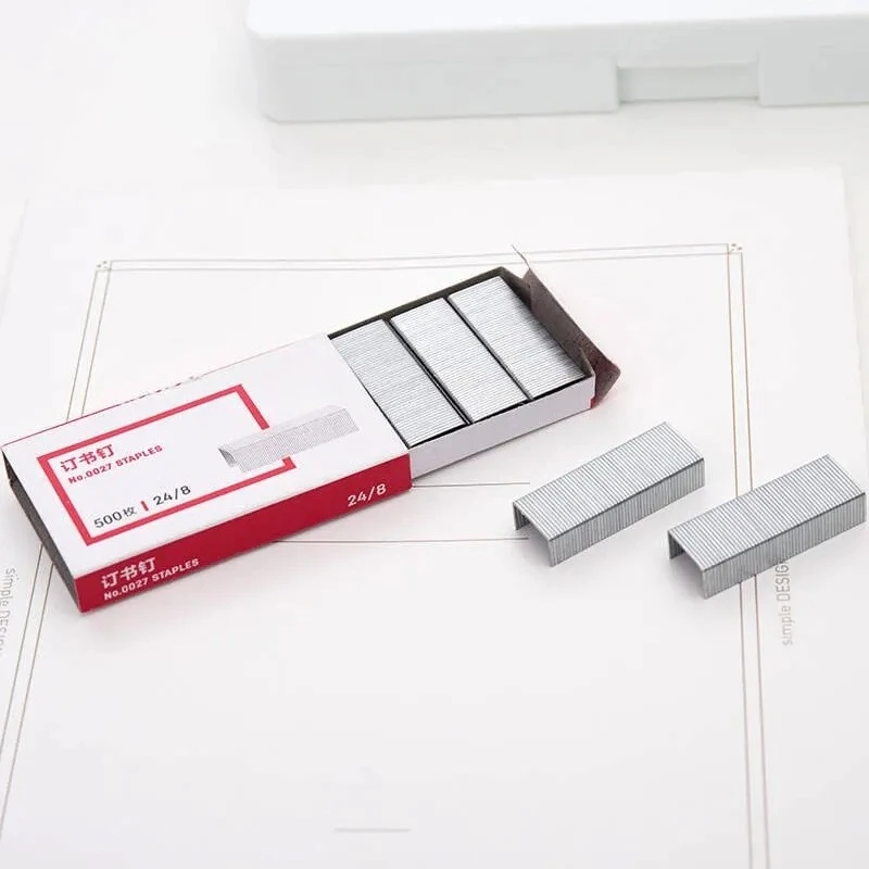 2000개의 스테이플, 걸림 없이 사용 가능, 미끄럼 방지 스테이플러, 가정용/사무용 헤비듀티 스테이플러, 사무실 및 교실 용품에 적합