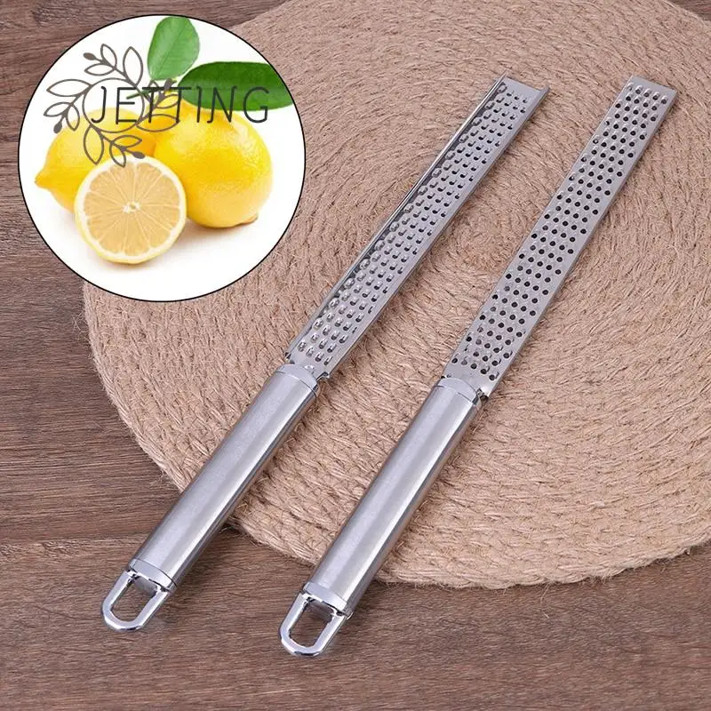1pc Stainless Lemon Cheese Vegetable Fruit Zester Grater Peeler Slicer Kitchen Tool