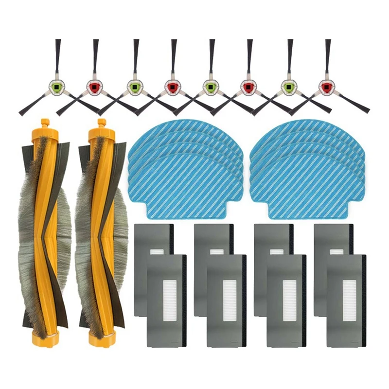 Для робота-пылесоса Ecovacs Deebot M80 /M80 Pro DT85 DT83, основная боковая щетка, фильтр НЕРА, насадка на швабру, тряпка, аксессуары