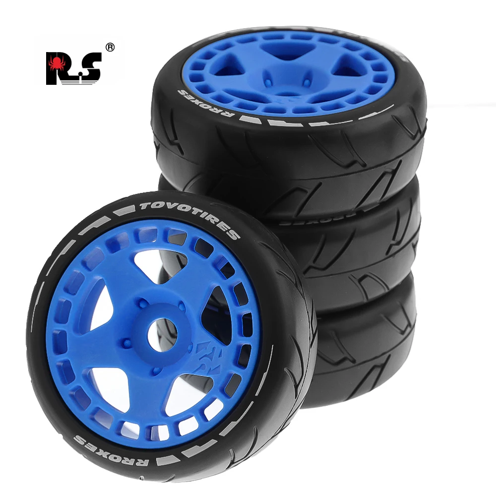 

105*44mm RC car 1/8 Scale Off-Road Car Tires Tyre 17mm Hex For Buggy Short Truck HSP 94106 94166 94107 94170 94177