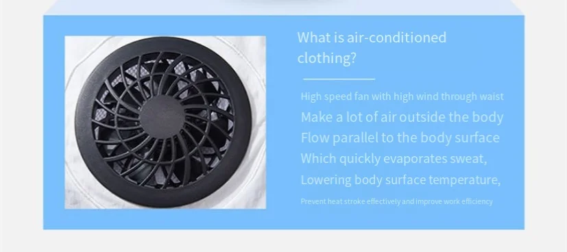 Description Picture 4 of itemSummer Usb Cooling Vest With Two Fan Men /women High Temperature Outdoors Work Clothes Hiking Fishing Air Conditioning Clothing