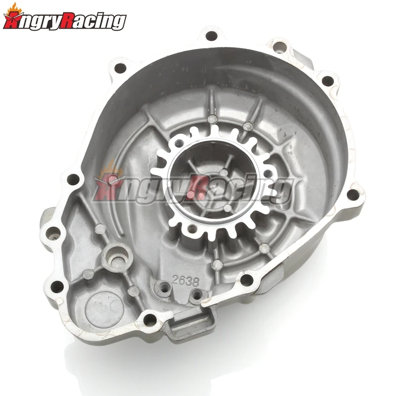 Protector Cárter Motor Kawasaki ZX9R 1998-2003 - Cubierta Lateral Estator, Plástico ABS Plateado