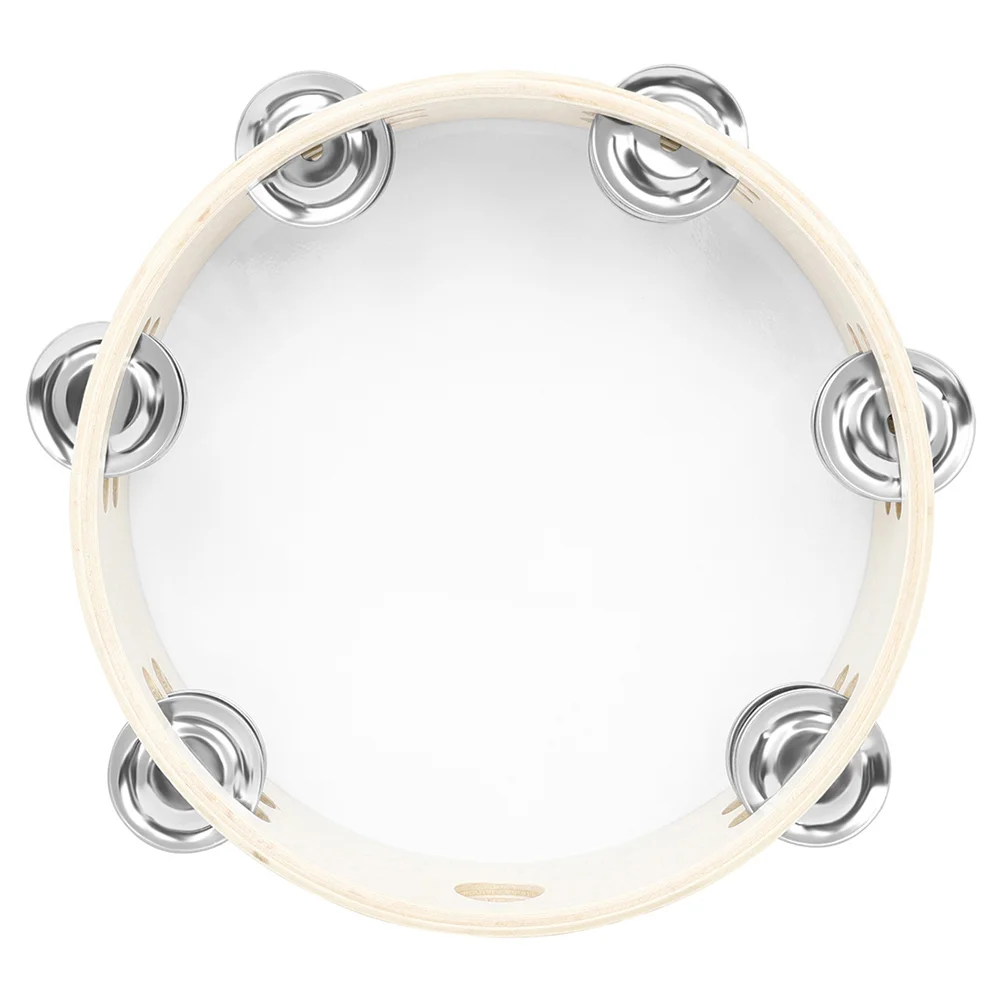 3 Pcs Tambourine Drum Handheld for Kids Peace Dove Percussion Instrument Blue Musical Child