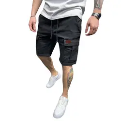 Ladiguard Plus Size Men Kpop Style Shorts Drawstring Short Pants with Pockets Male Summer Casual Beachwear Mens Clothing 2023