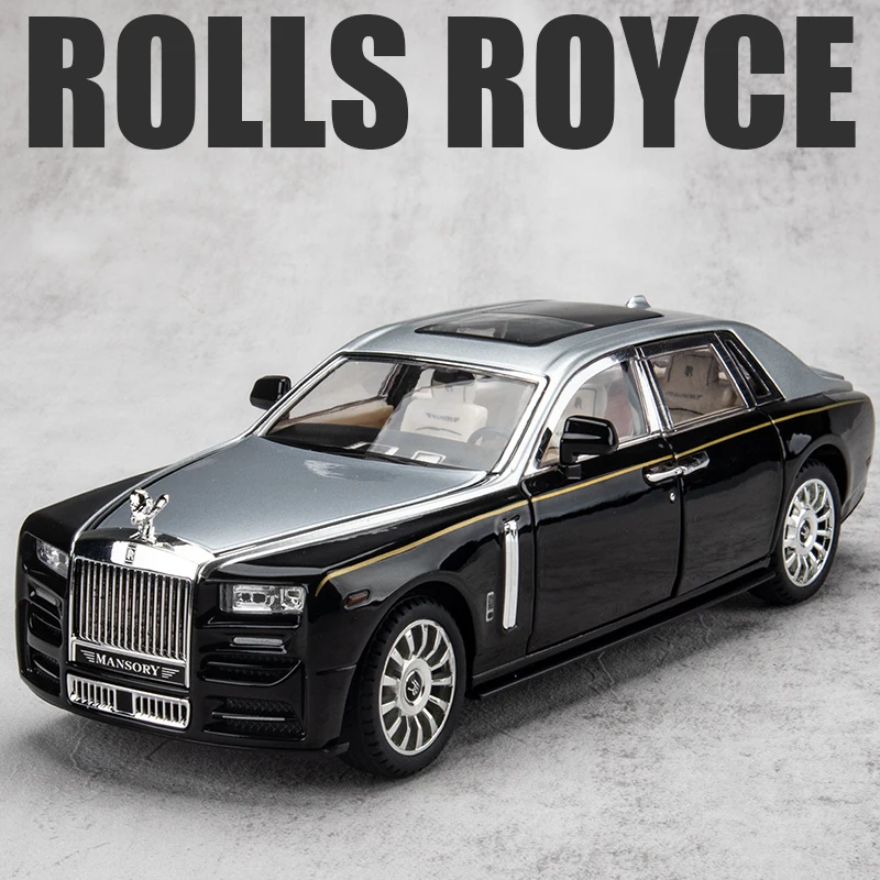 1/24 Scale Rolls-Royce Dawn Diecast Model Car Toy Collectible Sound Light  Gifts