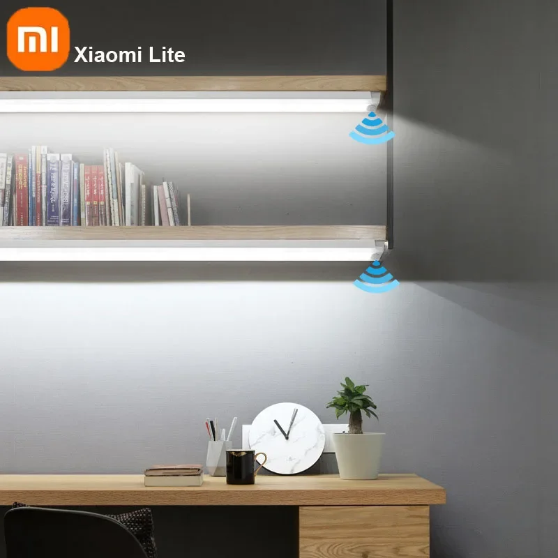 

Xiaomi Night Lamp With Motion Sensor Usb Rechargeable Cabinet Night Light UltraThin LED Dimmable Lamp For Bedroom Bedside Table