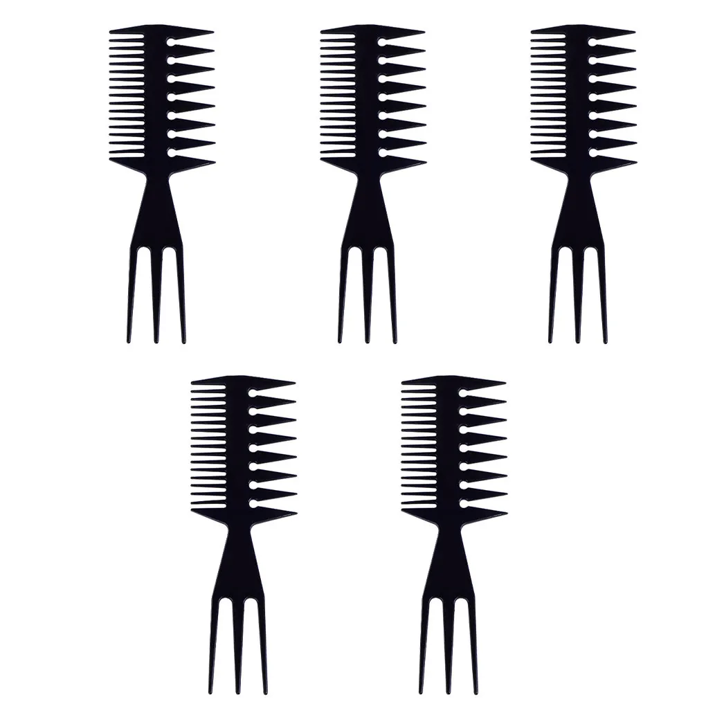 bristle teasing comb bristle back smoothing combs for girls hair modeling supplies for professional or a diy enthusiast for work Comb Multifunctional Makeup Hair Double Side Combs Professional Stylish Fish Bone Brush Tools Man Supplies Accessories