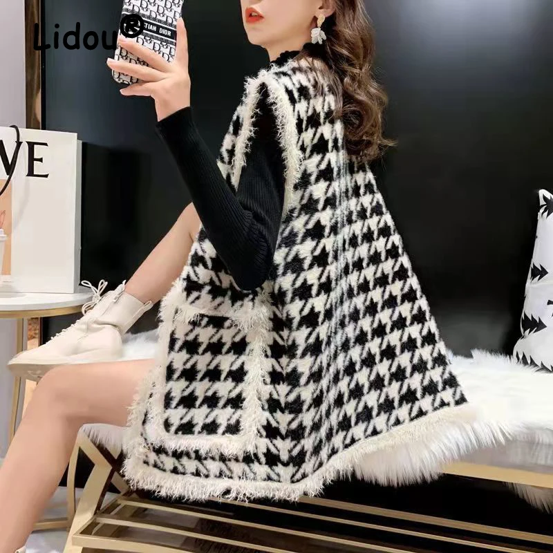 Женский винтажный жилет