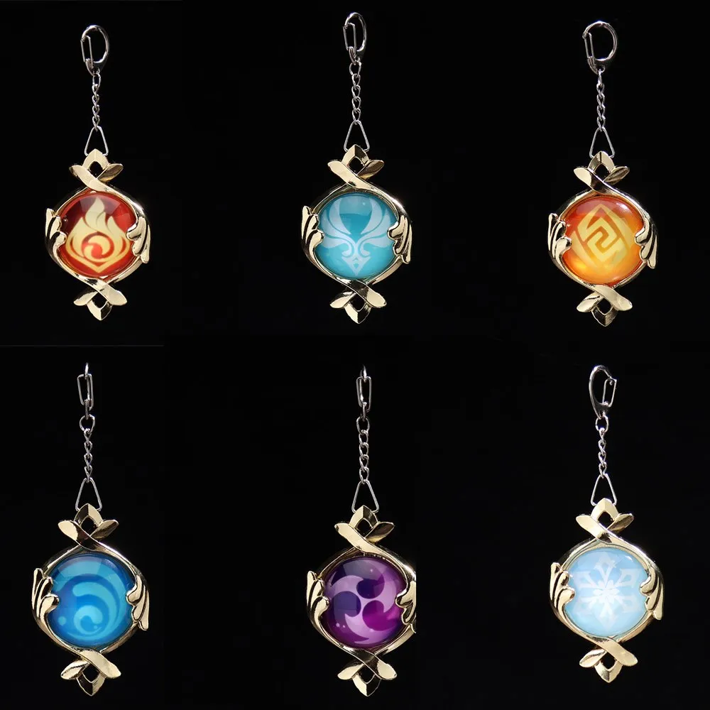 

Vision Genshin Impact Neuvillette Focalors, Фонтейн Сумеру нахида гидро Dendro подвеска, коллекция, реквизит, подарки