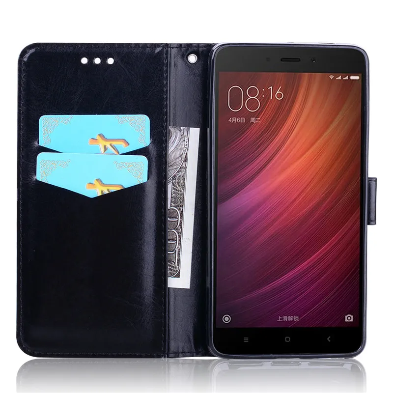 For Xiaomi Redmi Note 4 Case Leather Flip Case For Redmi Note 4 Global Note4 Wallet for Funda Xiaomi Redmi Note 4X Phone Cases 6