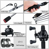 Sougayilang Fishing Rod and Reel Combo Set 3