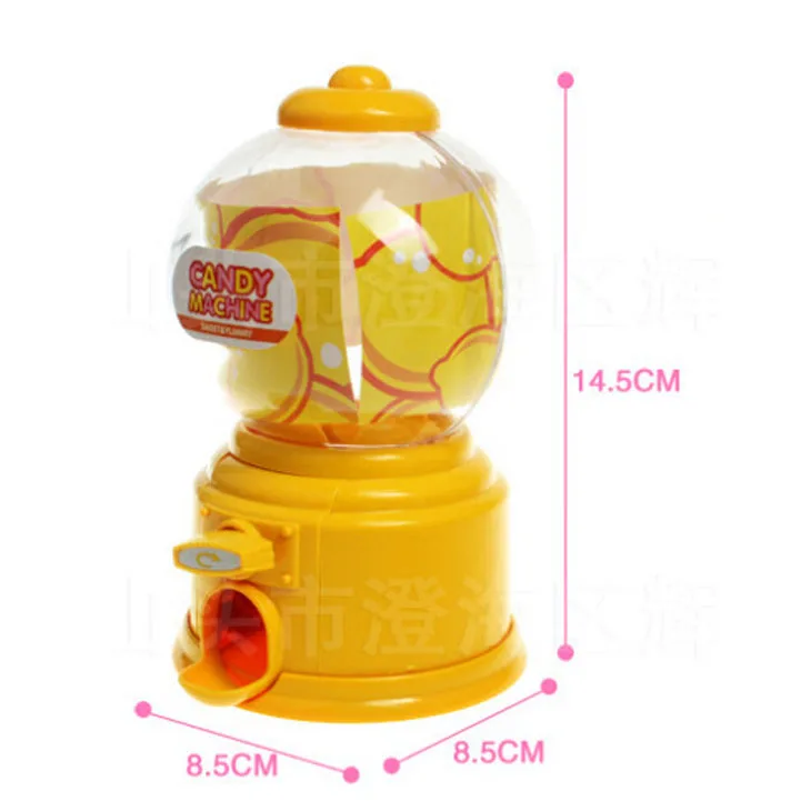 Cute Sweet Mini Candy Machine Kids Bubble Gift Children Bank Toys Dispenser Gumball Coin Saving Box Piggy Bank Home Decor